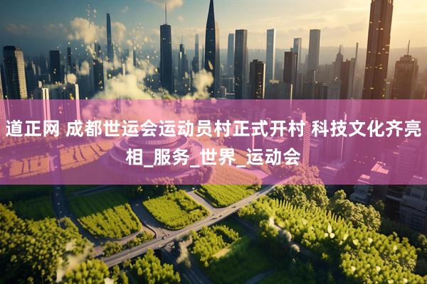 道正网 成都世运会运动员村正式开村 科技文化齐亮相_服务_世界_运动会