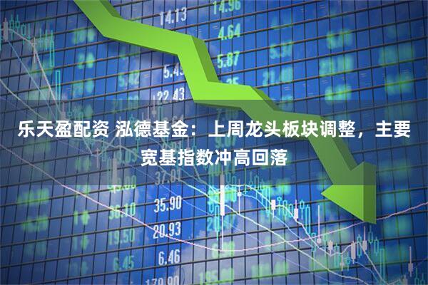乐天盈配资 泓德基金：上周龙头板块调整，主要宽基指数冲高回落