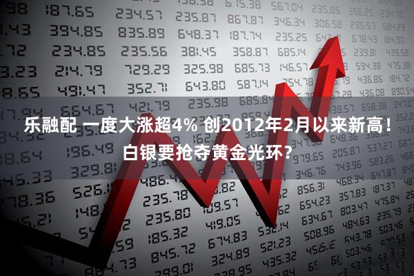 乐融配 一度大涨超4% 创2012年2月以来新高！白银要抢夺黄金光环？